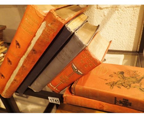 Seven vintage military books 