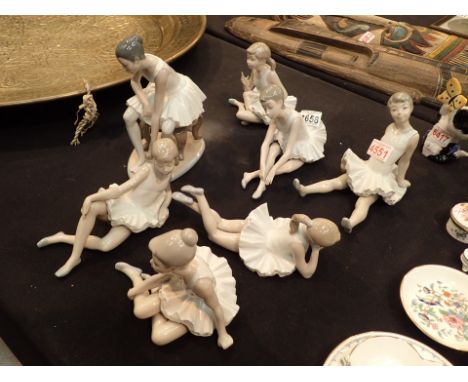 Seven Nao ballerina figurines