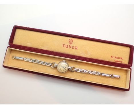 Boxed Rolex Tudor ladies wristwatch CONDITION REPORT: This item is working at lotting.