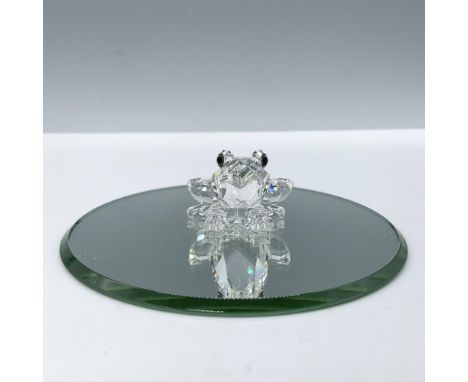 From the In The Secret Garden theme collection. Features clear facetted crystal with black and iridescent green eyes. Swarovs