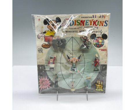 Hand painted plastic miniature figures from the Wonderful World of Disney. The set includes Dumbo, Pecos Bill, Ring Master, P