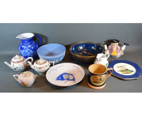 A Carlton ware bowl together with a collection of ceramics 