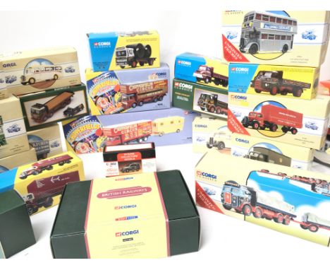 A Box Containing a Collection of Boxed Corgi Classics.