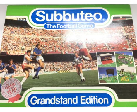 A Boxed Subbuteo Grandstand Set ( parts Missing)