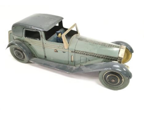 A Wells Vintage Clockwork Rolls Royce Coupe de Vill.
