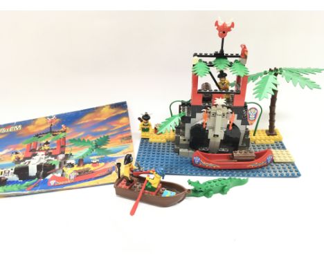 A Lego System Forbidden Cove #6264. With Manual.