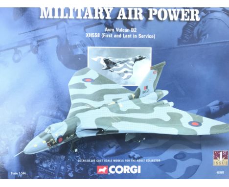 A Boxed Corgi Avro Vulcan B2 XH558. #48303.