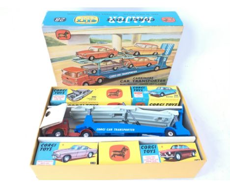 A boxed Corgi 28 gift set. In excellent condition.