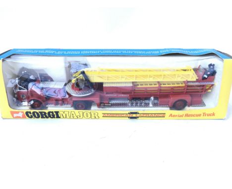A Boxed Corgi Aerial Rescue Truck #1143.