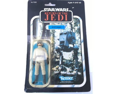 A Vintage Carded Kenner Star Wars The Return Of The Jedi At-St Driver. Damage to Blister.