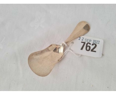 Another caddy spoon with shovel shaped bowl, Birmingham 1906 by L&amp;S