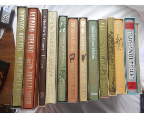 FOLIO SOCIETY KIPLING, R. 6 vols. in s/cases, plus 8 others in s/cases (12)