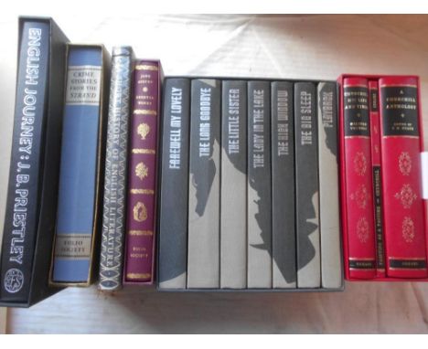 FOLIO SOCIETY CHANDLER, R. set 7 titles in s/case, plus 4 other Folio Soc. &amp; 3 vols. by Churchill in s/case pub. Odhams (