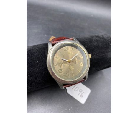 A gents multi dial wrist watch “ U.S. POLO ASSN.” with seconds sweep