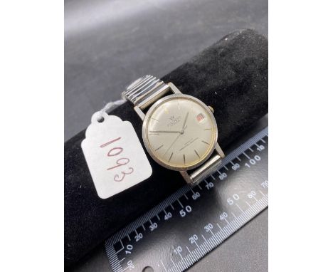 A gents wrist watch  FULGENS with seconds sweep and date aperture W/O