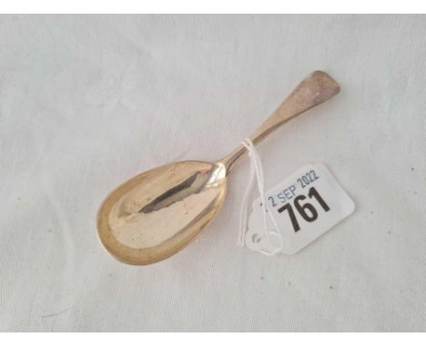 A Victorian caddy spoon OE pattern, London 1887 by RS