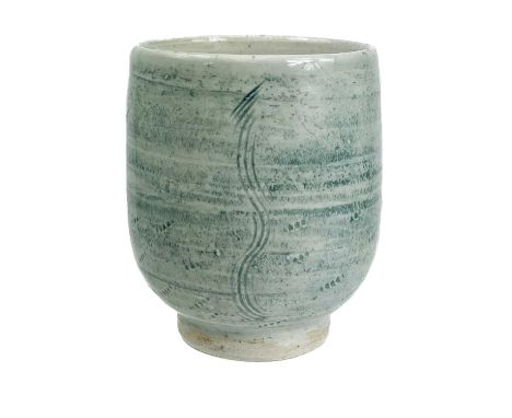 William (Bill) MARSHALL (1923-2007) Tea Bowl  Ceramic, makers mark to base, height 10cm.This tea bowl is in undamaged unresto
