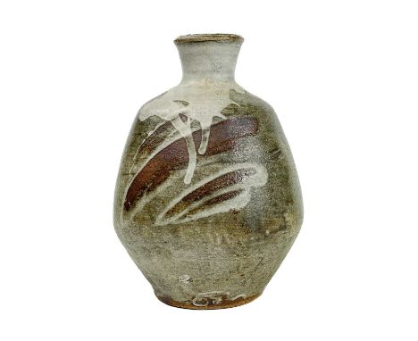 William 'Bill' MARSHALL (1923-2007) Bottle vase  Stoneware, impressed personal and Leach Pottery seals to base, height 18cm.T