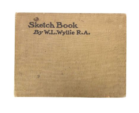 Sketch Book by W.L. Wyllie R.A. Edwin Bale Published 1908 by Cassell &amp; Company Limited, London.The front boards show sign
