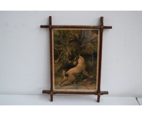 After H. Weir 'Many a Slip between Cup and the Lip' Chatterbox Christmas Box 1889, printed by L. Van Leer, framed in an Oxfor