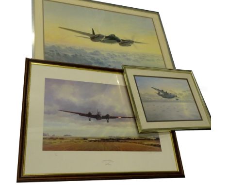 John Young.  Circuits and Bumps, artist signed limited edition print no. 141/600, depicting the Vicker's Wellington together 