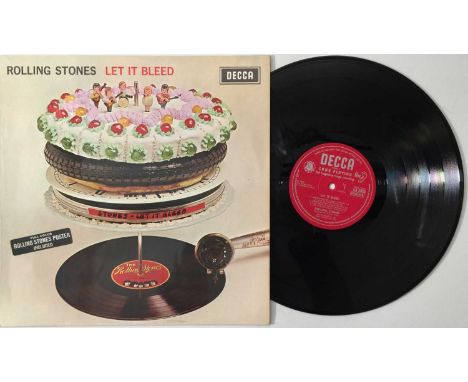 THE ROLLING STONES - LET IT BLEED LP (ORIGINAL UK MONO COPY WITH POSTER - DECCA LK 5025). Very clean original UK mono copy of