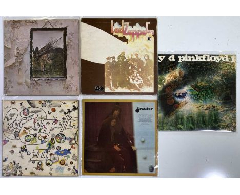 LED ZEPPELIN - UK PLUM ATLANTIC PRESSING LPs. Ace pack of 3 x early/original UK 'plum Atlantic' pressing LPs from Led Zep. Ti