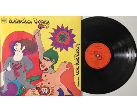 ANDWELLAS DREAM - LOVE AND POETRY LP (ORIGINAL UK COPY - CBS S 63673). The stunning only 1969 LP from Andwellas Dream, this t