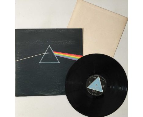 PINK FLOYD - THE DARK SIDE OF THE MOON LP (ORIGINAL UK 'SOLID BLUE' - SHVL 804). A solid copy of the original solid blue UK p