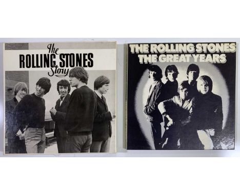 ROLLING STONES STORY 12LP BOX &amp; GREAT YEARS 4LP BOX.  German 12LP box (6.30120) containing reissues of their early albums