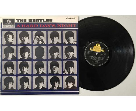 THE BEATLES - A HARD DAY'S NIGHT LP (ORIGINAL UK STEREO COPY - PCS 3058). An extremely well presented original UK stereo copy