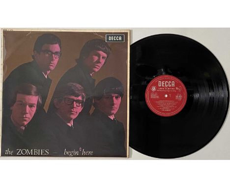 THE ZOMBIES - BEGIN HERE LP (ORIGINAL UK COPY - DECCA LK 4679). A fantastic condition original UK copy of the debut LP from T