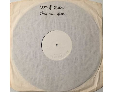 ABBA &amp; STIKKAN - SANG TILL GOREL 12" (BLUE VINYL TEST PRESSING - POLAR - JUB 30). A rare copy of Abba &amp; Stikkan's sin