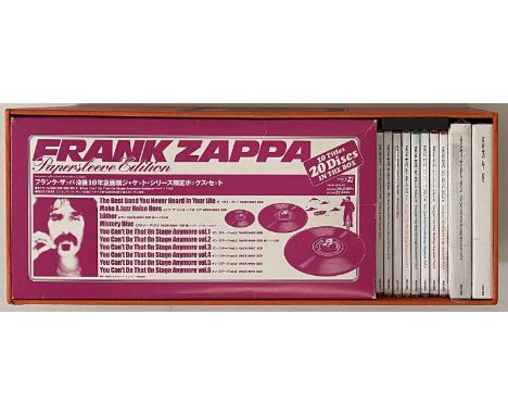 FRANK ZAPPA - ZAPPA IN THE BOX - LIMITED EDITION 2004 JAPANESE CD BOX SET (VACK 9001/10). So rarely seen 20 x CD (over 10 alb
