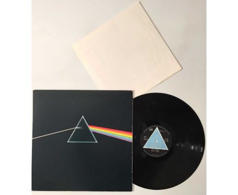 PINK FLOYD - THE DARK SIDE OF THE MOON LP (ORIGINAL UK 'SOLID BLUE' COPY - EMI HARVEST SHVL 804). A well presented original U
