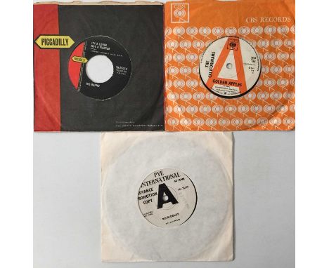 60s R&amp;B/MOD/PSYCH - UK 7" RARITIES. Wicked pack of 3 x hard to find 7". Titles are The Californians - Golden Apples (demo