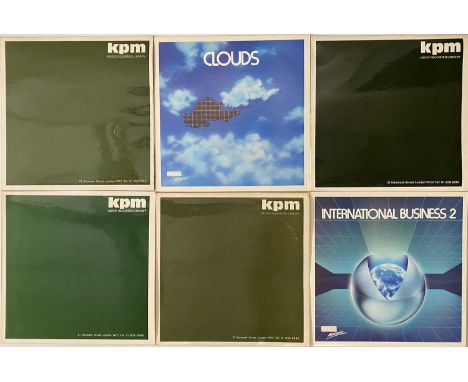 KPM - LIBRARY LP COLLECTION. A superb collection of around 65 LPs released on the KPM music library, including many from the 