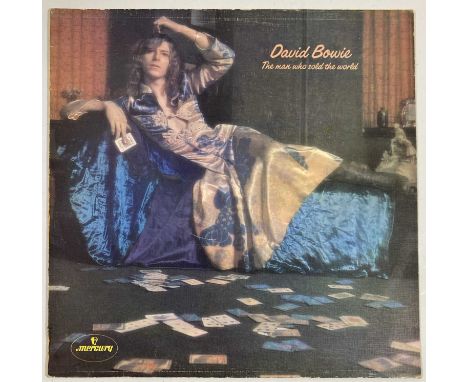 DAVID BOWIE - THE MAN WHO SOLD THE WORLD LP (UK ORIGINAL 'DRESS SLEEVE' - 'TONNY' CREDIT - MERCURY 6338 041). Superb to see v