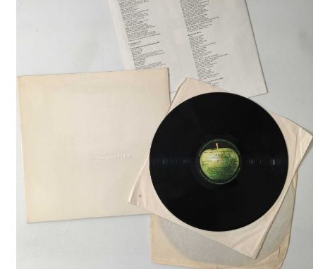 THE BEATLES - WHITE ALBUM LP (ORIGINAL UK STEREO COPY - PCS 7067/8). Very well presented original UK (first run record 1, sec