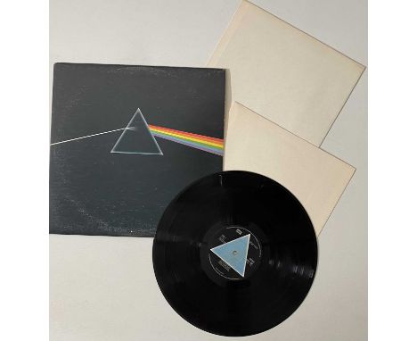 PINK FLOYD - THE DARK SIDE OF THE MOON LP (ORIGINAL UK 'SOLID BLUE' COPY - EMI HARVEST SHVL 804). A well presented original U