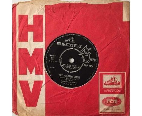 THE FAIRIES - GET YOURSELF HOME 7" (OG UK COPY - HMV POP 1404). Tricky to find 45 from The Fairies with the 1965 cut Get Your