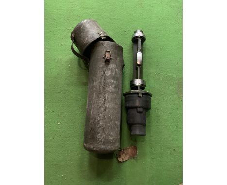 A CASED ARMY TANK SIGHT WATSONS BORESIGHT 