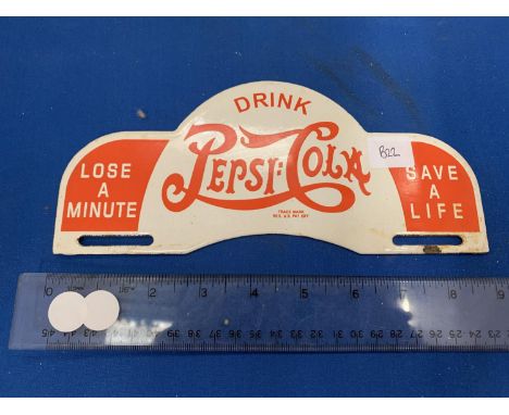 A PEPSI-COLA ENAMEL SIGN 
