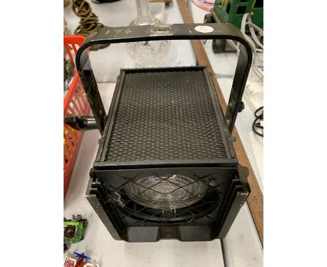 A BLACK STAGE LIGHT 