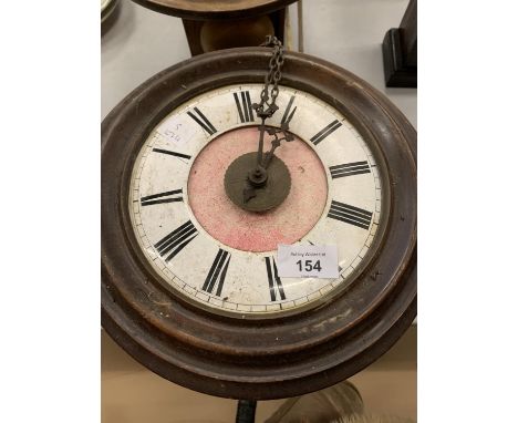 A WALL CLOCK FACE AND MECHANISM WITH ENAMEL DIAL 