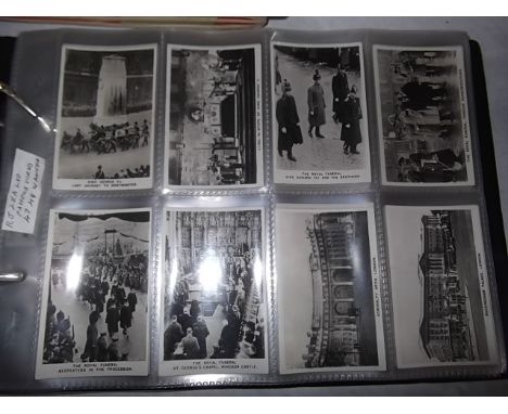 Selection of Real Photo cigarette cards - R J Lee Ltd