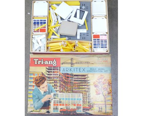 A Tri-ang Arkitex scale model construction kit, Set No. 2, complete, boxed 