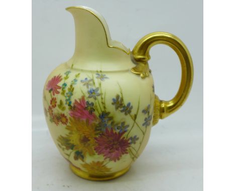 A Royal Worcester jug, 1094 mark, 12cm 