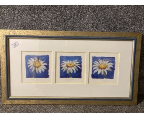 A limited edition colour print after Nel Whatmore “Daisy Chain” signed inscribed and no 466/600 with COA verso 17 x 16cm (eac