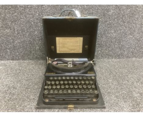 A Remington home portable typewriter